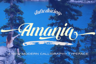 Amania: A Stylish Script Font for Brand Identity