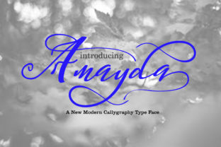 Amayda: A Bold Script Font for Modern Web Design