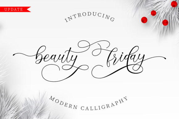 Beauty Friday: A Script Font for Editorial Elegance
