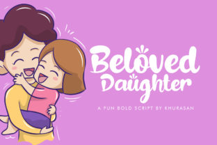 Beloved Daughter: A Joyful Handwritten Font for Crafters