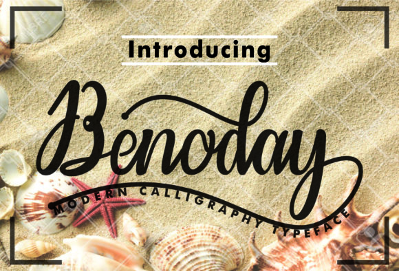Benoday: A Fresh Script Font for Modern Web Design