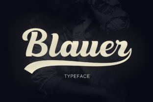 Blauer: A Modern Script Font for Branding