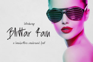 Blittar Rain: A Modern Signature Font for Branding