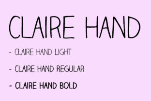 Claire Hand: A Versatile Script Font for Editorial Design