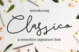 Classico: A Modern Script Font for Web Design