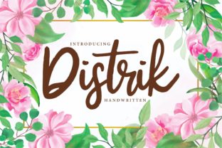Distrik: A Playful Handwritten Font for Modern Web Design