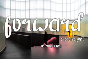 Forward Font: A Script Typeface for Polished Branding