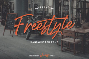 Freestyle: A Bold Script Font for Urban Editorial Design