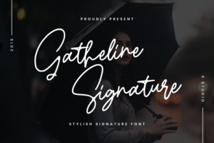 Gatheline: The Script Font for Bold Campaigns