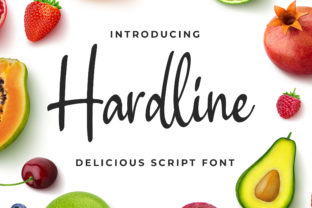 Hardline: A Modern Script Font for Web Design