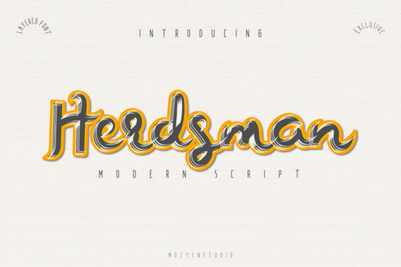 Herdsman: A Modern Script Font for Marketers