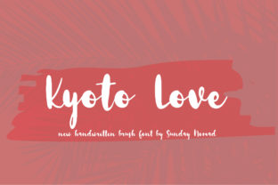 Kyoto Love: A Handwritten Font for Authentic Branding