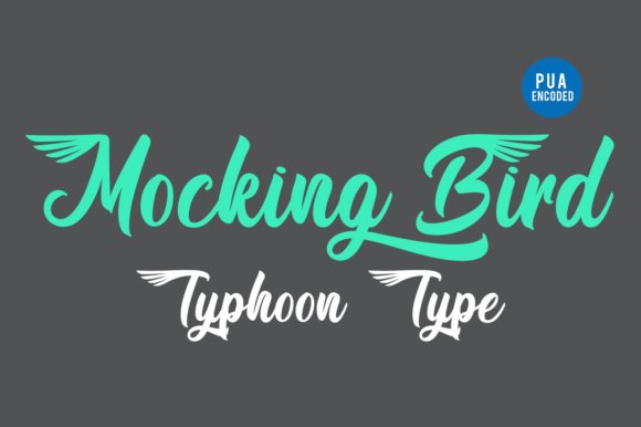 Mocking Bird Font: A Bold Script for Brand Identity