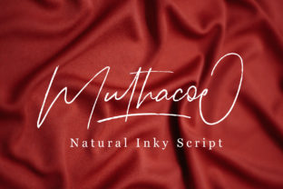 Muthacoe: A Bold Script Font for Editorial Design