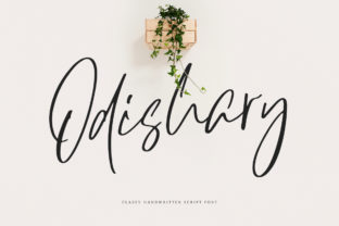 Odishary: A Classy Handwritten Script Font Review