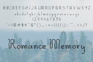 Romance Memory: A Script Font for Modern Campaigns