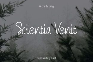 Scientia Venit: A Handcrafted Typeface for Modern Marketing