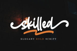 Skilled: A Playful Script Font for Editorial Design