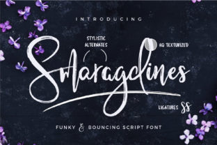 Smaragdines: A Bold Script Font for Crafters