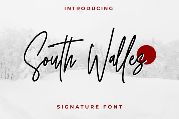 South Walles: A Charming Script Font for Web Design