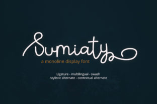 Sumiaty: A Playfully Sweet Script Font for Editorial Design