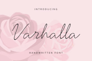 Varhalla: A Script Font for Editorial Design