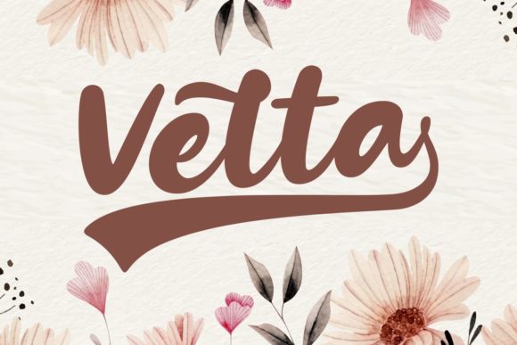 Velta: A Strong Handwritten Font for Web Design