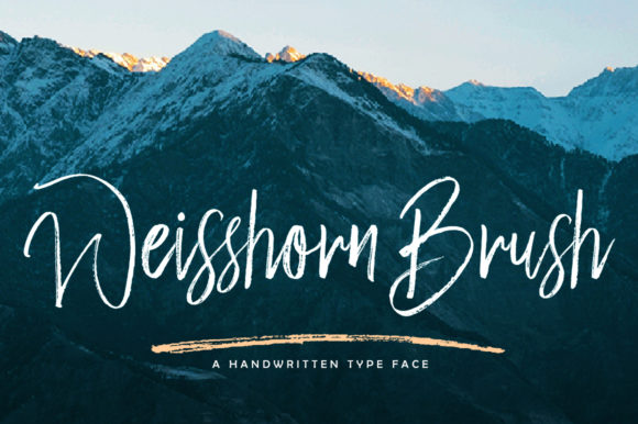 Weisshorn: A Script Font That Radiates Adventure