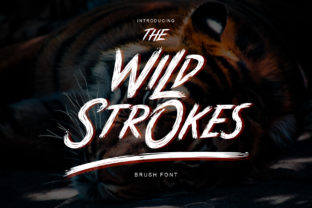 Wild Strokes: A Bold Font for Your Brand